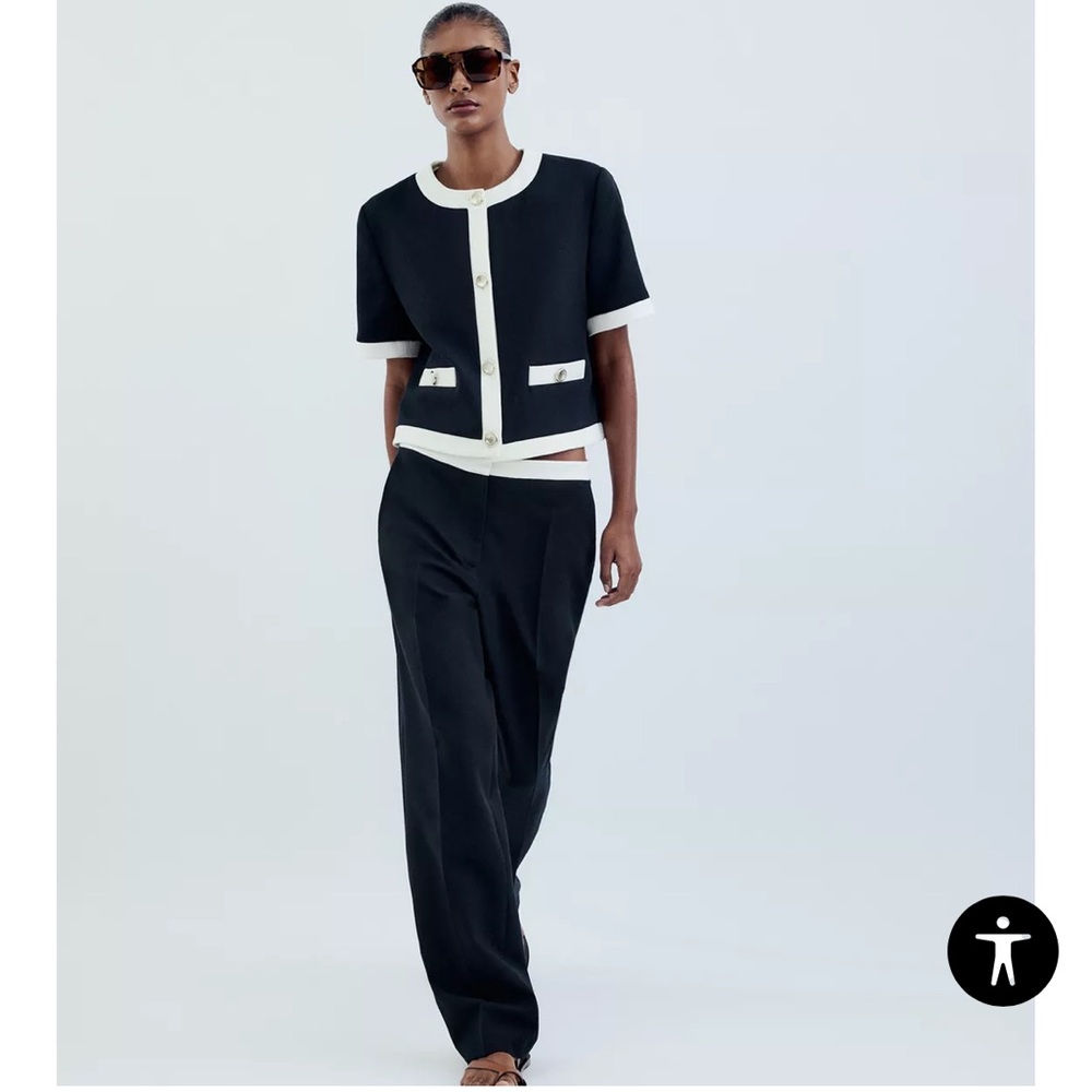 Zara Women's short sleeve blazer